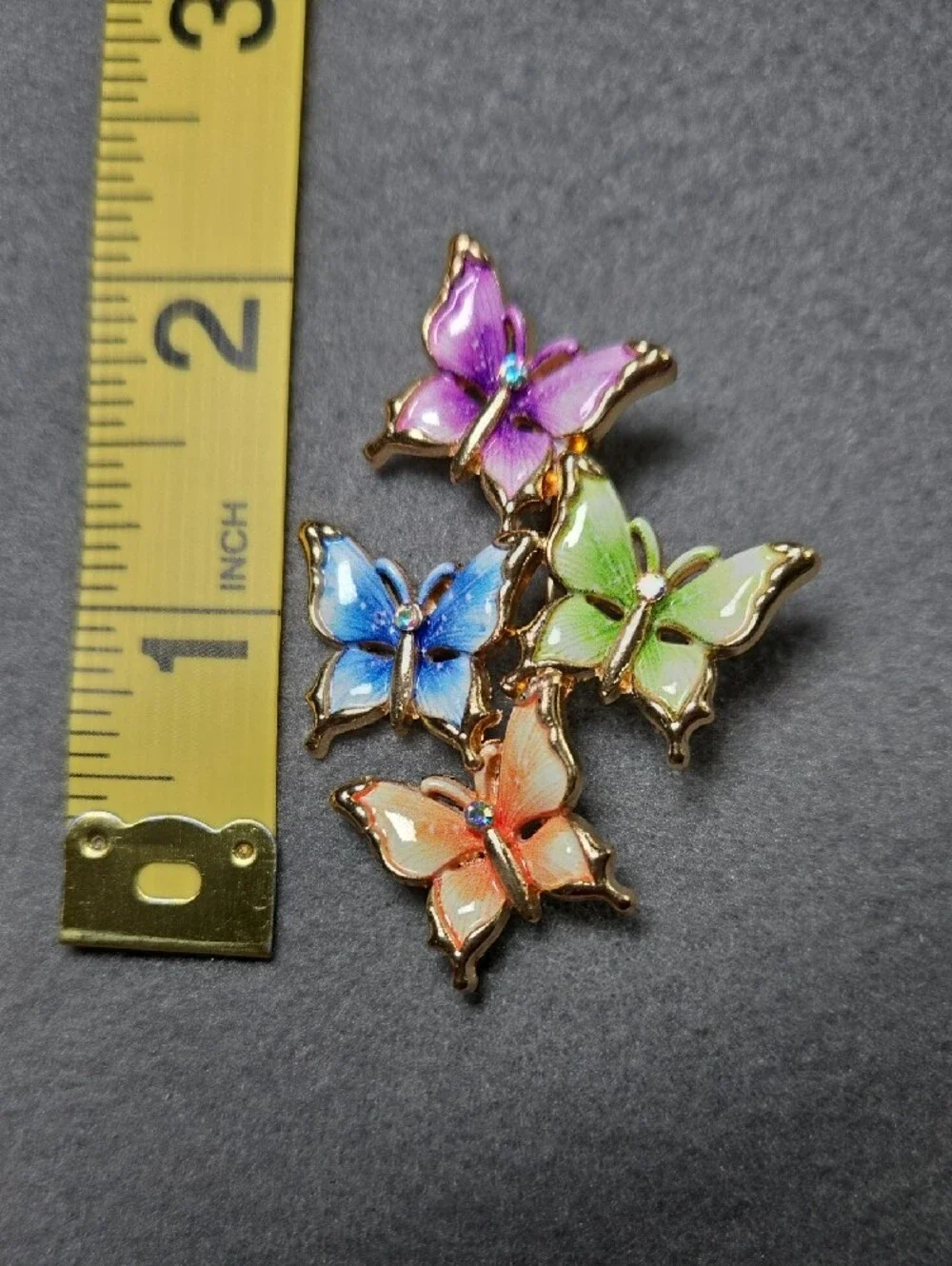 Pastel Butterfly Brooch
